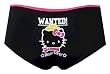 Hello Kitty Wanted Cowgirl Black Panty for women