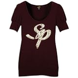 Southpole - Southpole Foil Print With Studs Top - Women's