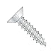 #6 x 5/16" Type AB Self-Tapping Screws/Phillips/Flat Undercut Head/Steel/Zinc (Carton: 10,000 pcs)