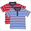 Boys Stripe Short Sleeve Jersey Polo