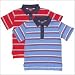 Boys Stripe Short Sleeve Jersey Polo