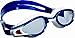 Aqua Sphere Kaiman Exo Swimming Goggles with Clear Lens, Blue Muted/White