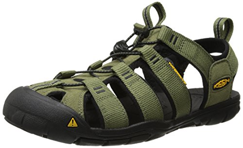 Keen Mens Clearwater Cnx Hybrid Shoe Burnt Olive Black