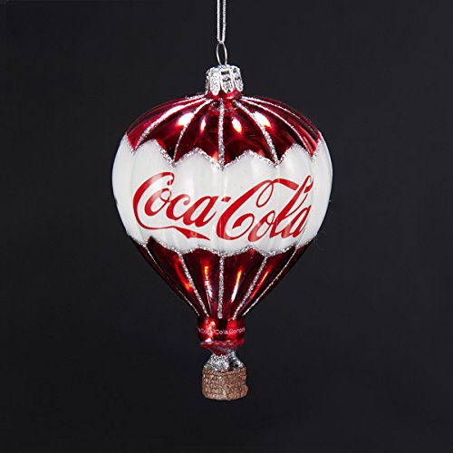 Kurt Adler Coca-Cola Glass Balloon Ornament, 3.5-Inch Kurt Adler Coca-Cola Glass Balloon Ornament, 3.5-Inch