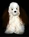 Soft Cuddly Alpaca Stuffed Animal Hand Made Pet Dog Teddy Bear APD_WHITEBROWN10_065