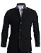 FLATSEVEN Mens Slim Casual Waffle Fabric Blazer Jacket