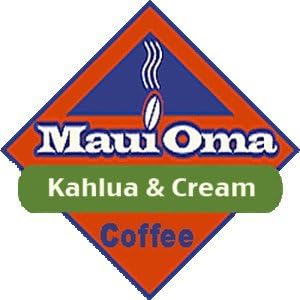 Hawaii Maui Oma Coffee 8 oz. Bean Kahlua &amp; Cream Decaf