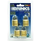 Hampton Prod #101-20401 4PK 3/4 Brass Lugg Lock