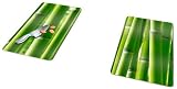 Wenko - 2521350100 - Protège-Plaque Universel - 2 Pièces - Bambou