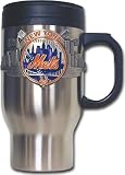 New York Mets Stainless Steel & Pewter Travel Mug