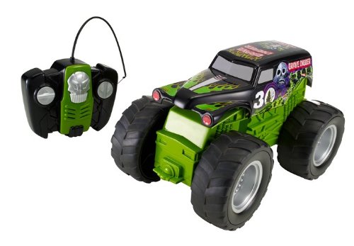 Hot Wheels RC Monster Jam Grave Digger Vehicle, Battery Operated
