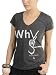 cooles T-Shirt mit Frontprint, schmale Passform, softer Baumwolljersey, gerippter V-Ausschnitt, kurz 
angeschnittener Arm, gerader H�ftabschluss, L�nge in Gr��e S ca.62cm, 50% Polyester 50% 
BaumwolleArray
