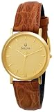 Tan Bulova Men’s Tortoise Shell Leather Strap Watch # 97A08