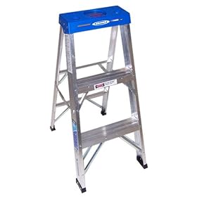 Buy Werner 363 250-Pound Duty Rating Aluminum Stepladder, 3-Foot by Werner now!