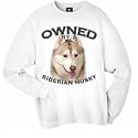 Siberian Husky RED Owned By Adult Sweatshirt