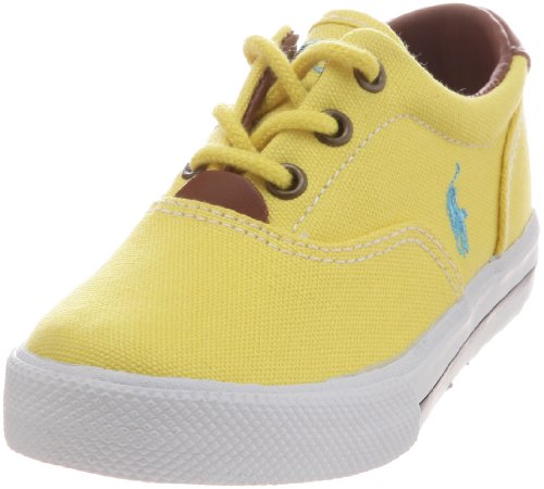[�|�������t���[�����L�b�Y] POLORALPHLAUREN KIDS VAUGHN 98961 LEMON YELLOW CANVAS (�������C�G���[�L�����n�J�X/US 11)