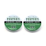 Porters Liniment Salve - Two Pack 2 oz. Tins [Health and Beauty]