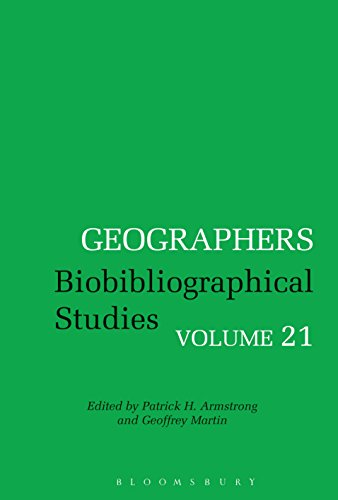 Geographers: Biobibliographical Studies, Volume 21: v. 21