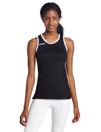 ASICS Women's Field Jersey, Black/White, Medium