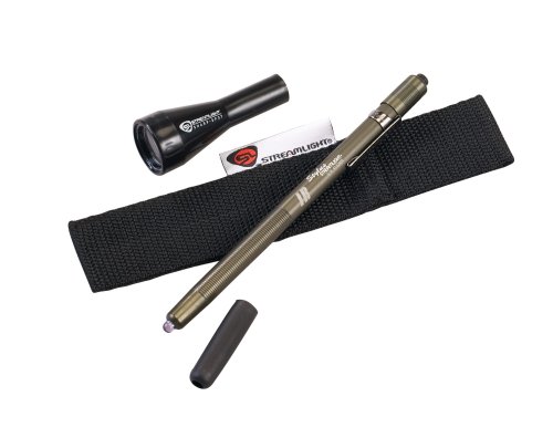 Streamlight 65089 Stylus 6-1/4-Inch Penlight Combo, Infrared LED, Compatible with Most Night Vision Goggles, Olive Drab