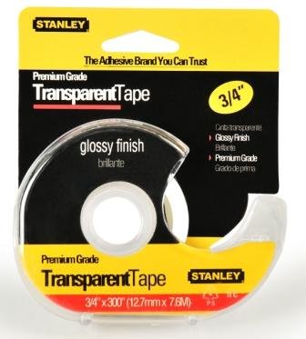 Stanley Transparent Glossy Tape 3/4 X 300
