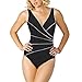 Miraclesuit Ladies' Swimsuit - Black & White, Size 8