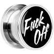 0 Gauge Steel *Uck Off Screw Fit Plug