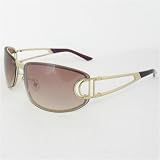 AUTHENTIC DIOR DIORISSIMO F S DIORISSIMO F 03YG LIGHT GOLD METAL SUNGLASSES by