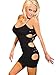 Sexy Mini Dress Cut Out Sides Opaque 3 COLORS White Red or Black
