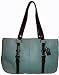 Coach Purse Handbag Che Leather Zip Tote 12339 Silver/Mineral