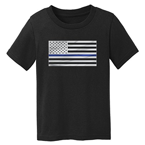 Toddler Thin Blue Line Flag T-Shirt - Police