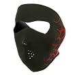 Full face Mask-Red Flames W11S23D