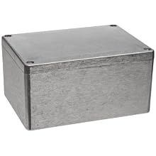 BUD Industries AN-1305 Aluminum NEMA 4 Box, 5-53/64" Length x 4-1/4" Width x 2-15/16" Height, Natural Finish