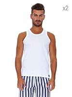 Rochas Paris Pack De 2 Camisetas Sin Mangas (Blanco)