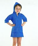 Bathrobes Online - 100% Turkish Terry Cotton Kids Hooded Short Beach Bath Coverups - Made in Turkey with high quality Turkish cotton