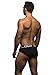 Andrew Christian Men's Blow Brief with Show It, Black/Red, Large