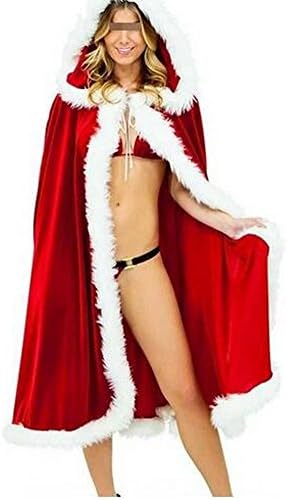 Sexy Christmas Party Costumes Little Red Riding Hood Cloak With Hat