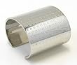 Calvin Klein Stainless Steel Silver Tone Open Bangle Bracelet KJ41AB01050S