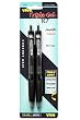 Vivo Triple Gel RT Pens, Retractable, 0.7 mm Fine Point, Black Ink, 2-pack, 35012