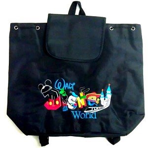 gold disney backpack