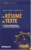 Revue Studyrama  / Le Résumé de Texte