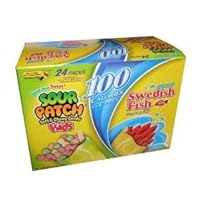 Sour Patch Kids and Swedish Fish Twenty-Four 100 calorie packs