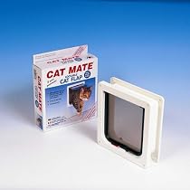 Cat Mate Lockable Cat Flap Door Gray 4-way Locking