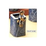 伊勢クラフト　巻込ペン立（四角）　【四日市ばん古焼 置物・オブジェ】 　/ お楽しみグッズ(キッチン用品)付きセット