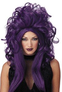 Wig Sorceress Blk Purple