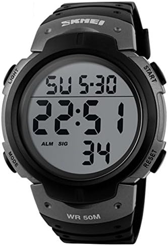 Water Proof Sport Watch For Men Women Boys Girls,Stylish Easy Operate Watch with EL Backlight
