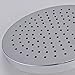KES Extra Large 8-Inch Drenching Rain Fall Shower Head Fixed Mount with Swivel 1/2 Metal Ball Connector, Polished Chrome,J201S8