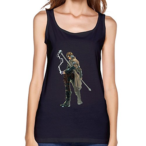 ZIYUAN Women's Comics X Men Gambit Tank Top L Black