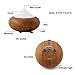 LUOYIMAN Aroma Diffuser Humidifier Whisper-quiet Aromatherapy Experience with Color LED Light and Auto Off Cool Mist Humidifier(Color Light Wood Grain)