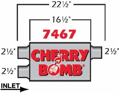 Cherry Bomb 7467 Pro Muffler On Sale